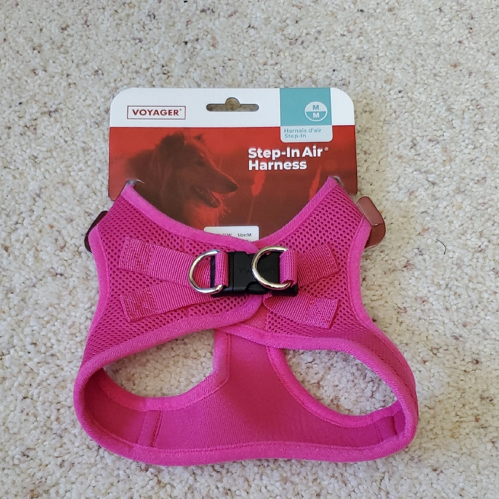 Voyager Pink Step-In Air Dog Harness